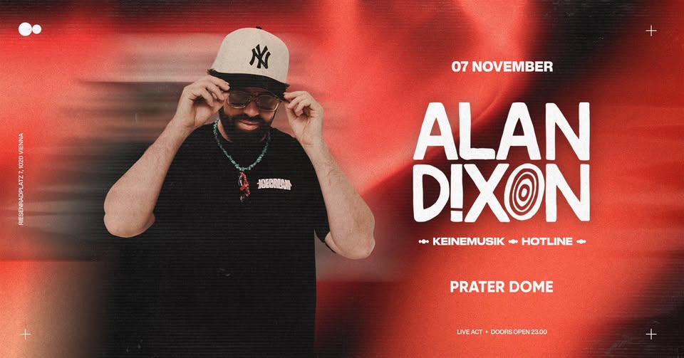 ALAN DIXON am 7. November 2025 @ Prater Dome. ALAN DIXON am 7. November 2025 @ Prater Dome.