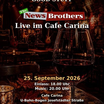 The Newsbrothers live im Cafe Carina