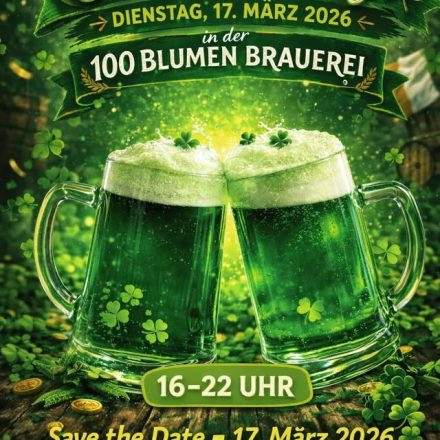 St. Patricks's Day in der 100 Blumen Brauerei