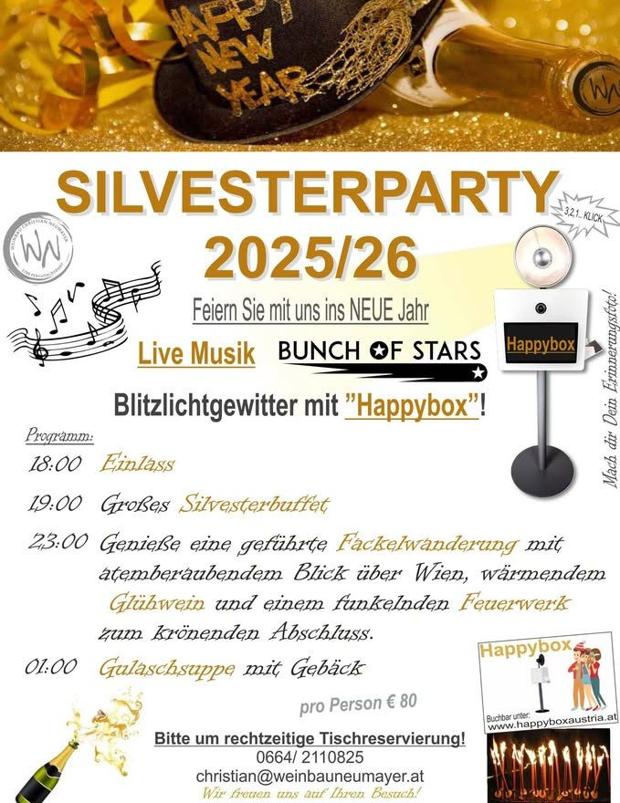 Große Silvesterparty 2025/26