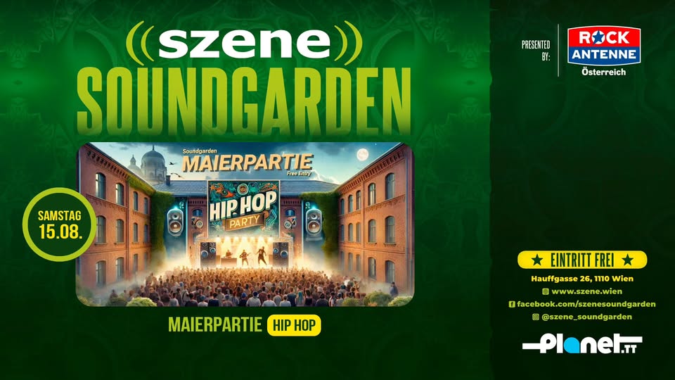 MAIERPARTIE #5 am 15. August 2026 @ Szene Wien.