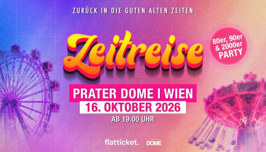 Zeitreise | 80er, 90er & 2000er Party