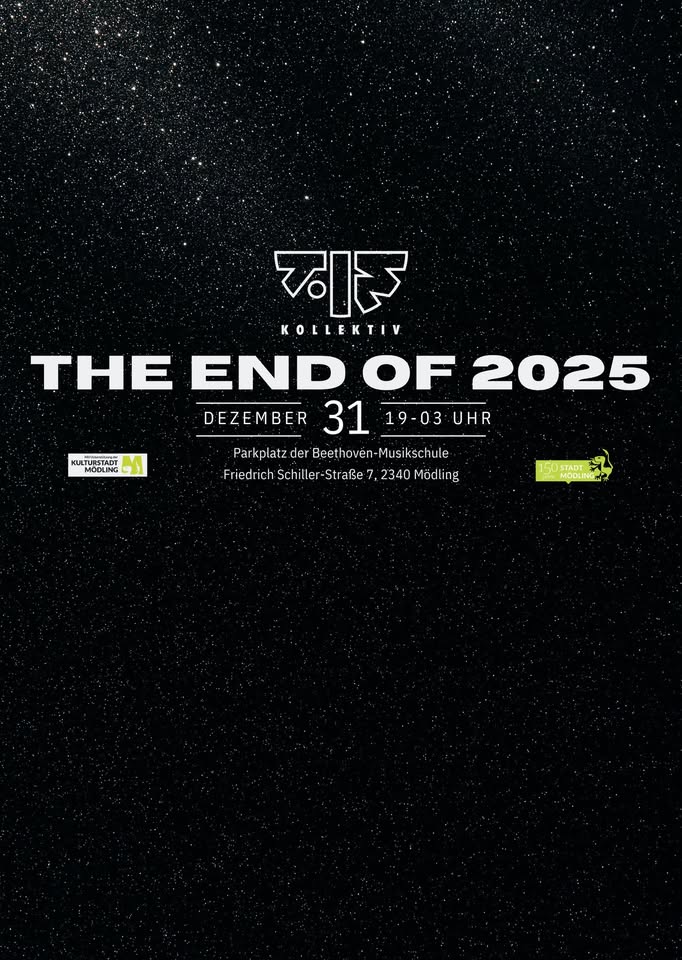THE END OF 2025 am 31. December 2025 @ Parkplatz Beethoven-Musikschule.