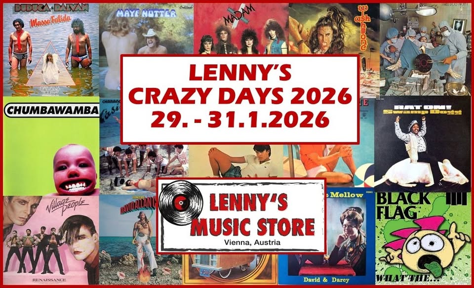 Lenny's Crazy Days 2026 am 29. January 2026 @ Lenny's Music Store.