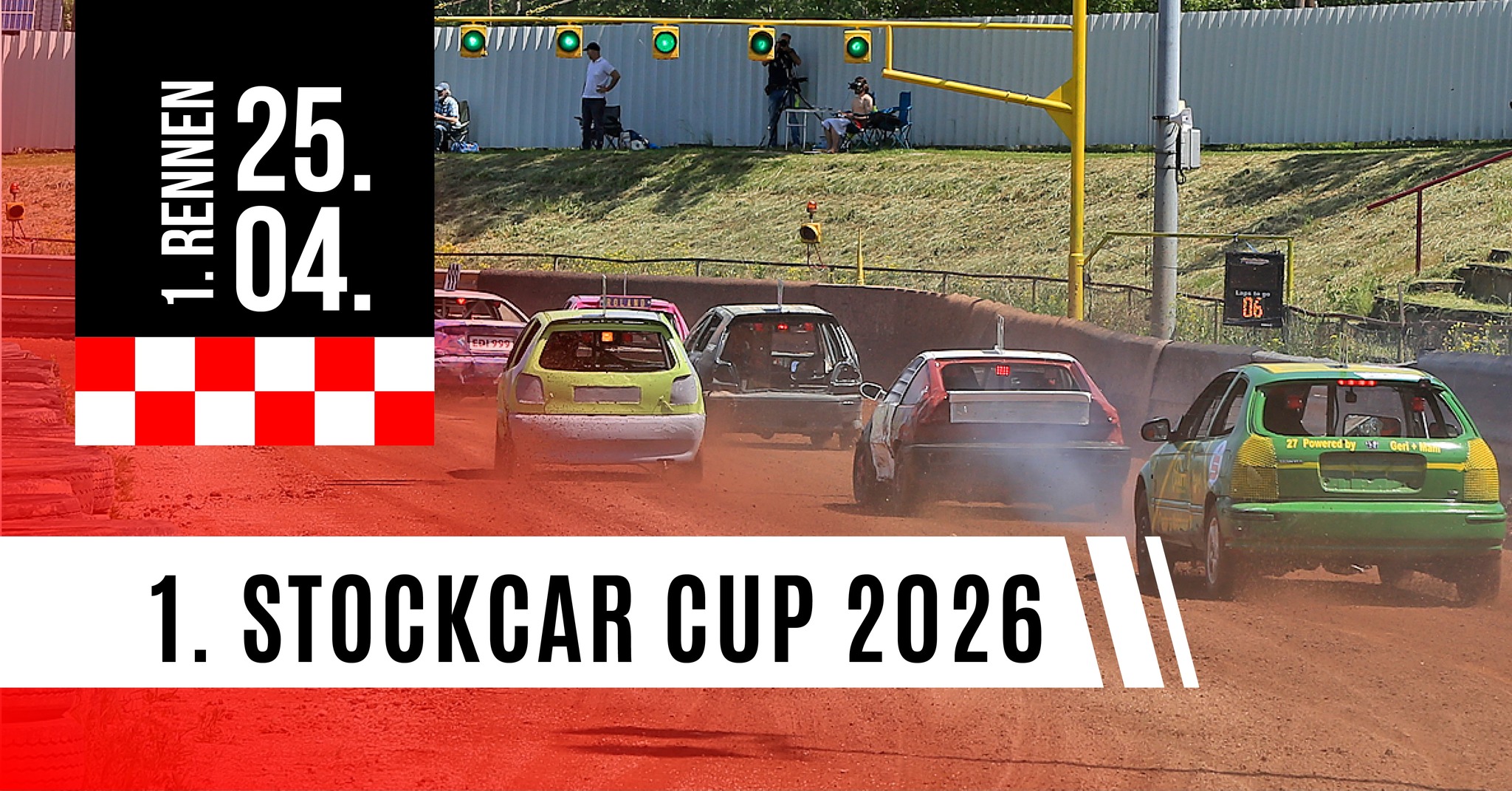 Saisonauftakt - Stockcar Racing Cup 2026 am 25. April 2026 @ Speedway Natschbach-Loipersbach.