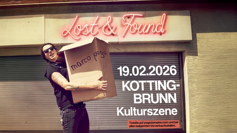 Marco Pogo - Lost & Found am 19. February 2026 @ Kulturszene Kottingbrunn.