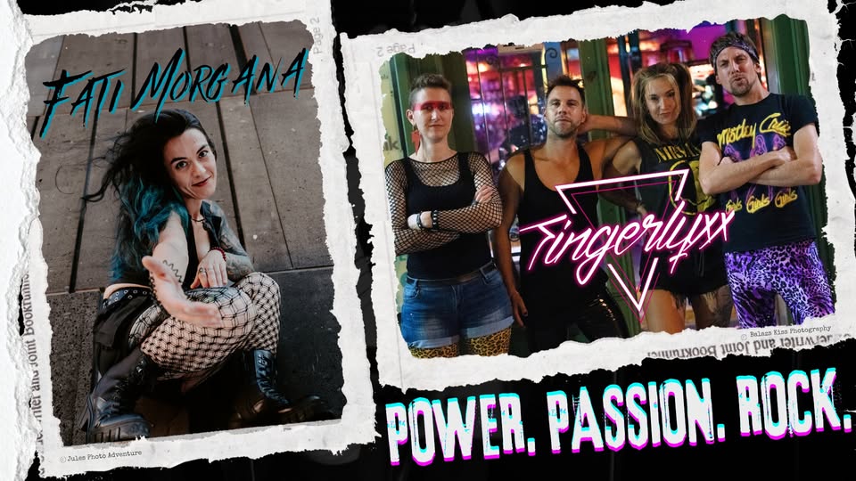 FINGERLYXX & FATI MORGANA live - POWER. PASSION. ROCK! am 21. November 2025 @ Café Carina.