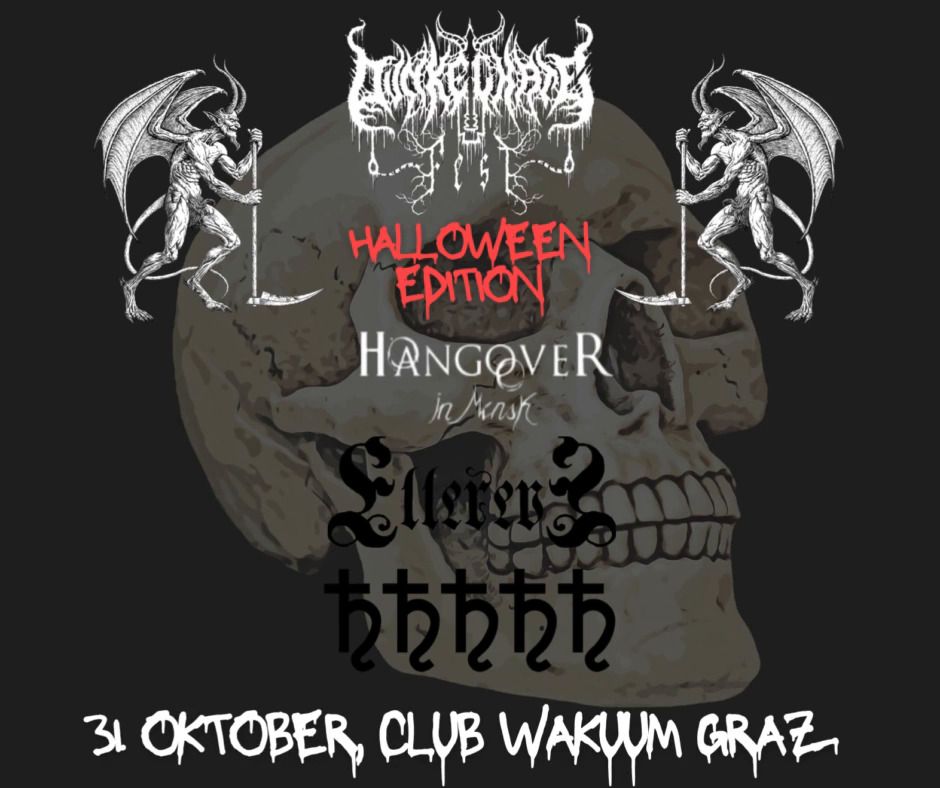 Dunkelhate Fest am 31. October 2025 @ Club Wakuum.