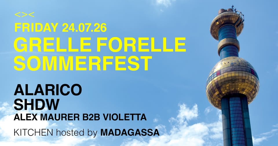 Grelle Forelle Sommerfest am 24. July 2026 @ Grelle Forelle.