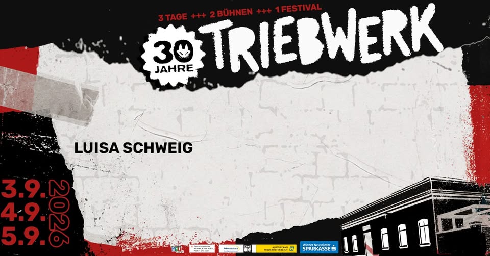30 Jahre Triebwerk am 3. September 2026 @ Triebwerk.