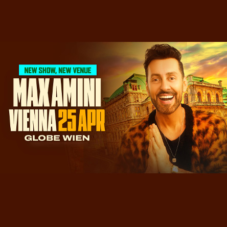 Max Amini am 25. April 2026 @ Globe Wien.