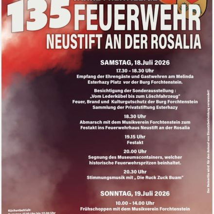 135 Jahre FF Neustift an der Rosalia