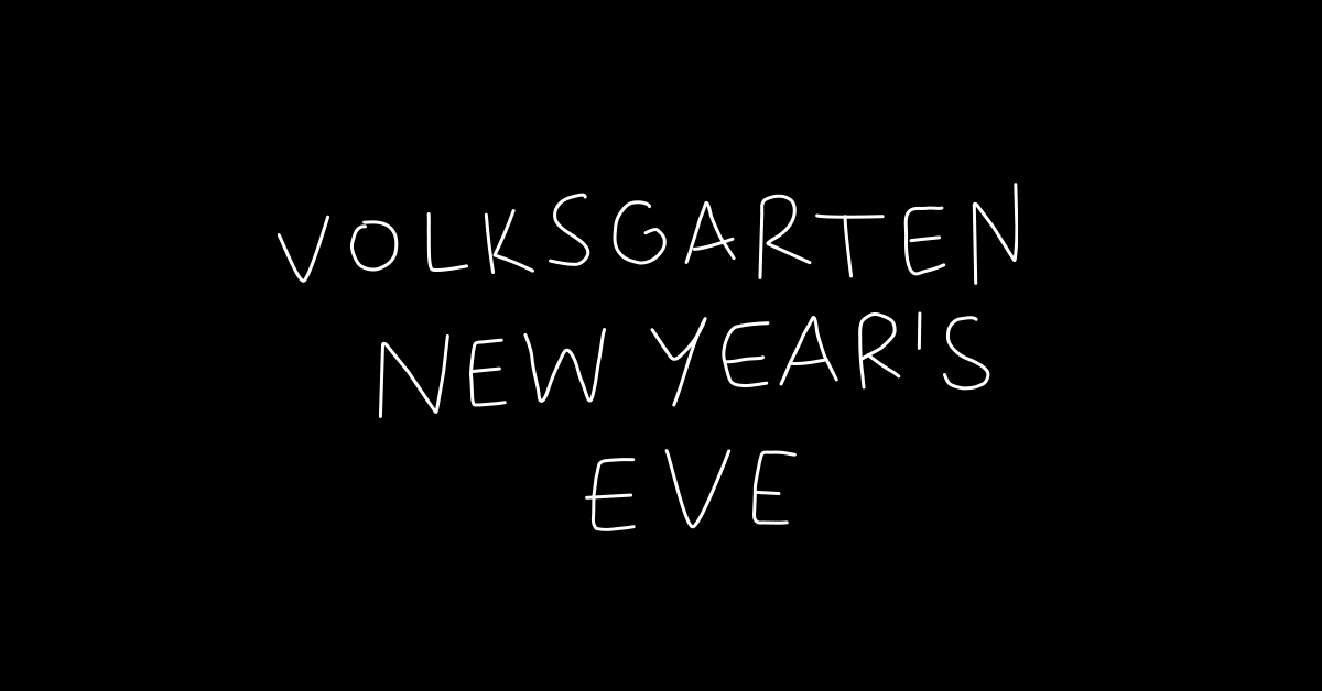 Volksgarten New Year’s Eve am 31. December 2025 @ Volksgarten.