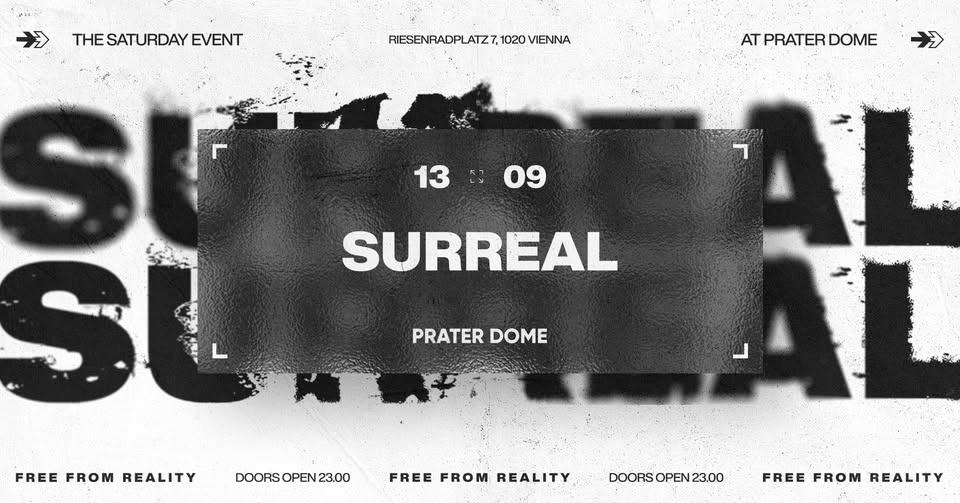 SURREAL am 13. September 2025 @ Prater Dome. SURREAL am 13. September 2025 @ Prater Dome.