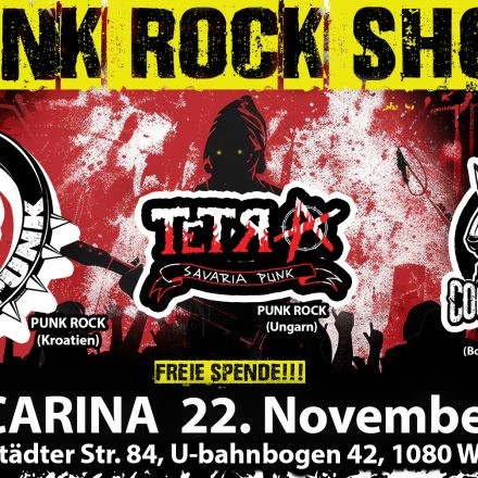 PUNK ROCK SHOW - PETAR PUNK, TETRA & COCO SCHANER