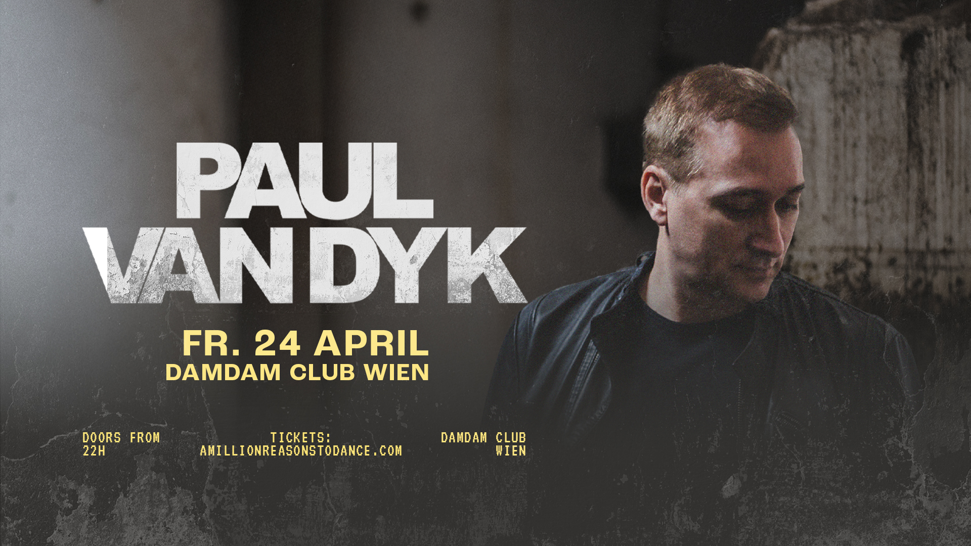PAUL VAN DYK LIVE am 24. April 2026 @ DAM / DAM.