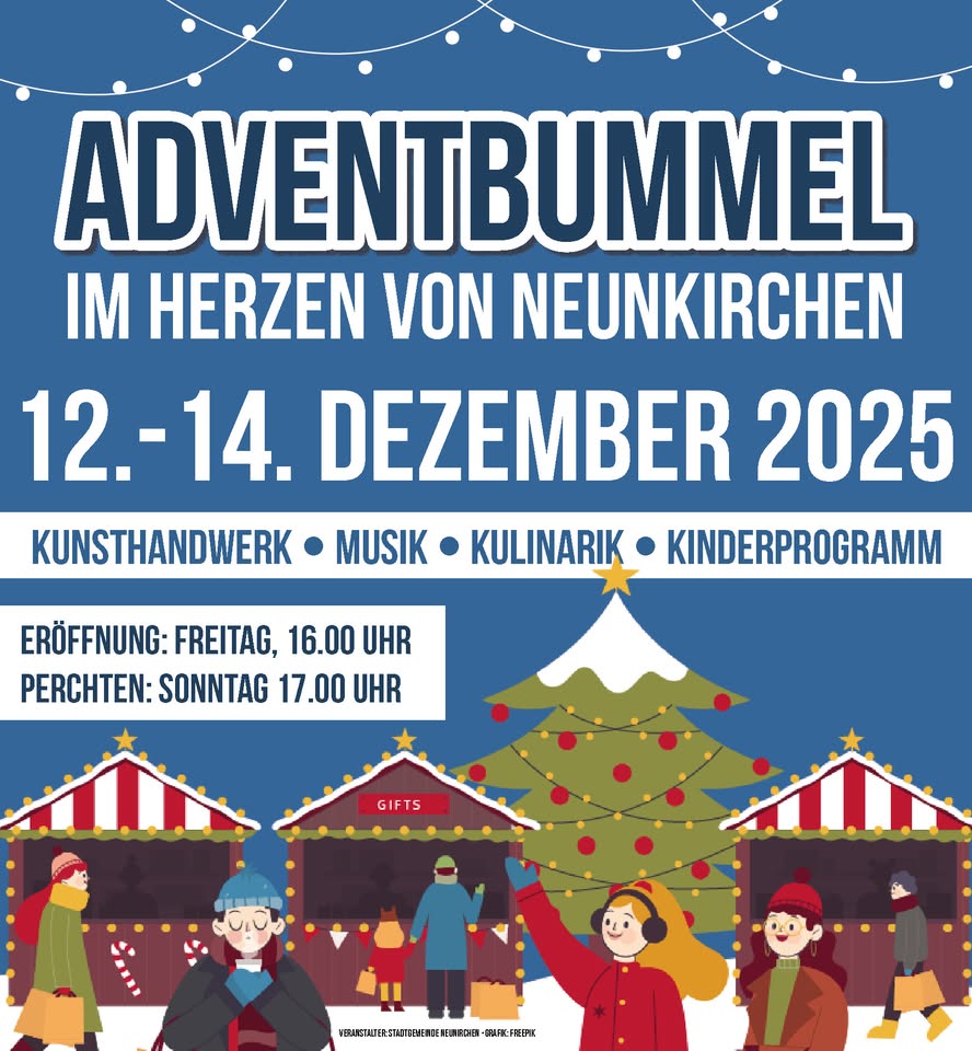 Adventbummel im Herzen von Neunkirchen am 12. December 2025 @ Neunkirchen.