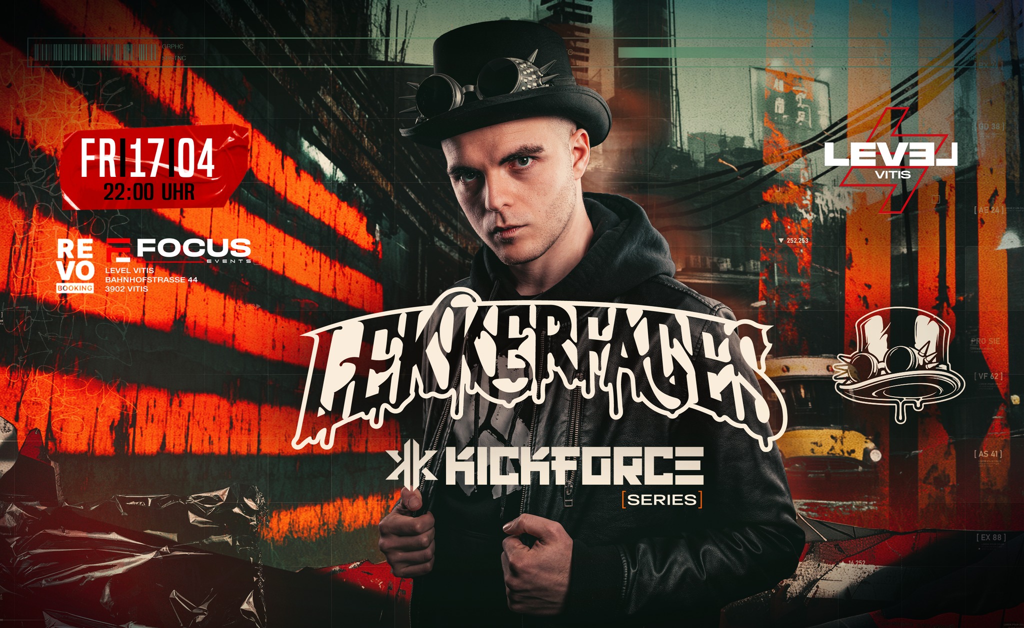 Kickforce Series pres. LEKKERFACES am 17. April 2026 @ LEVEL Vitis.
