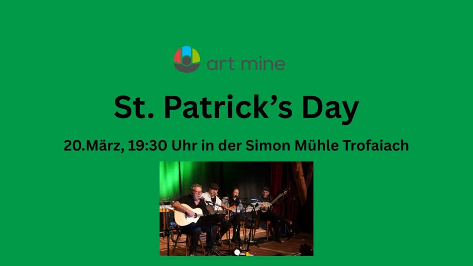 St. Patrick’s Day am 20. March 2026 @ Art Mine.