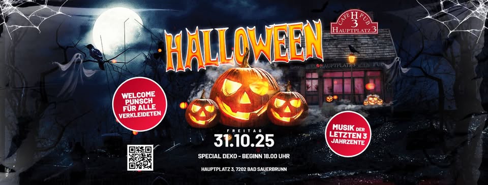 Halloween Party am 31. October 2025 @ H3 Cafepub. Halloween Party am 31. October 2025 @ H3 Cafepub.