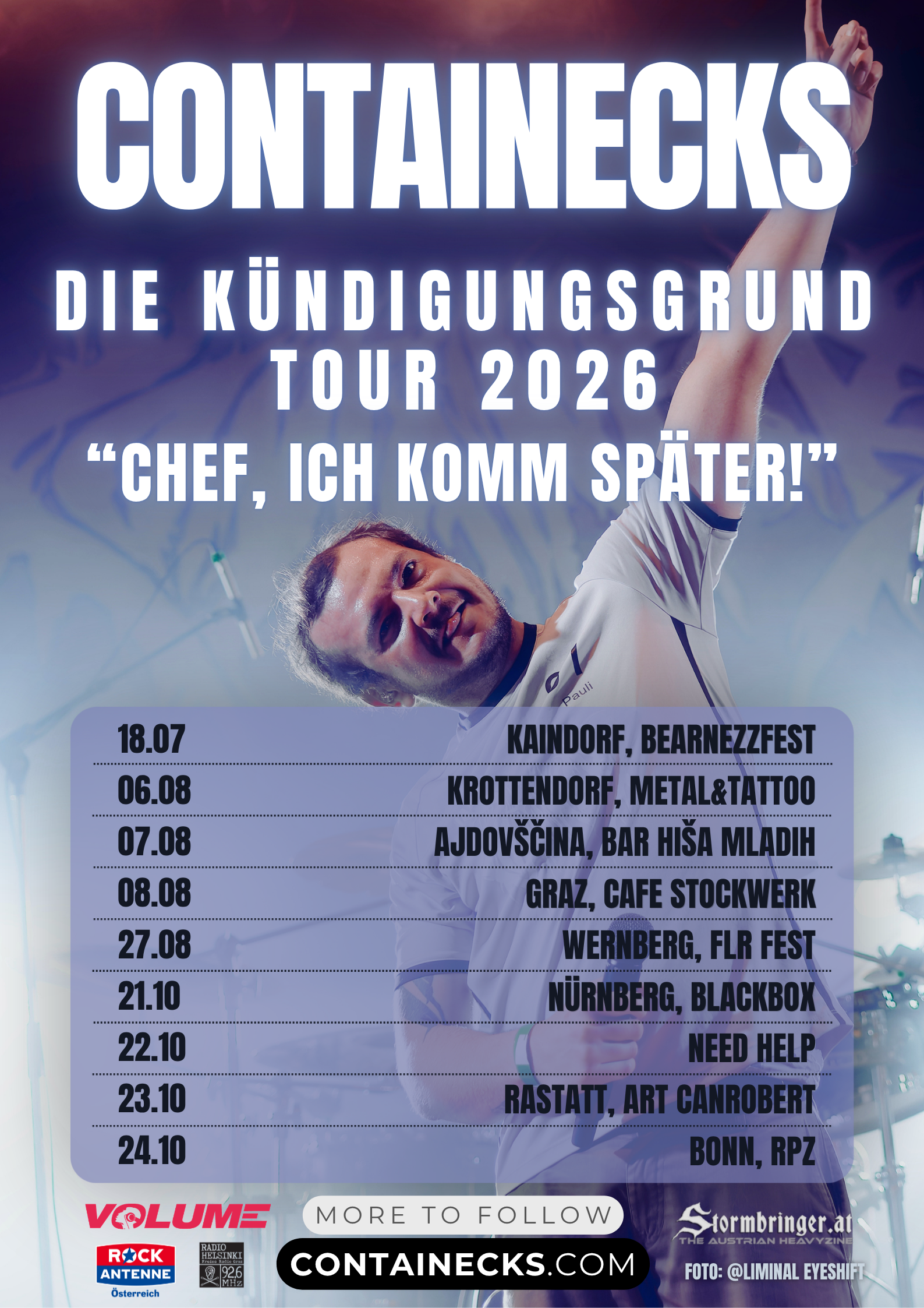 Containecks am 21. October 2026 @ Blackbox.