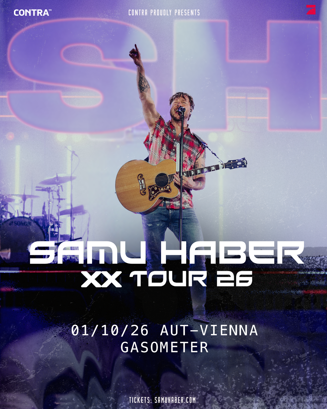 Samu Haber am 1. October 2026 @ Raiffeisen Halle im Gasometer.