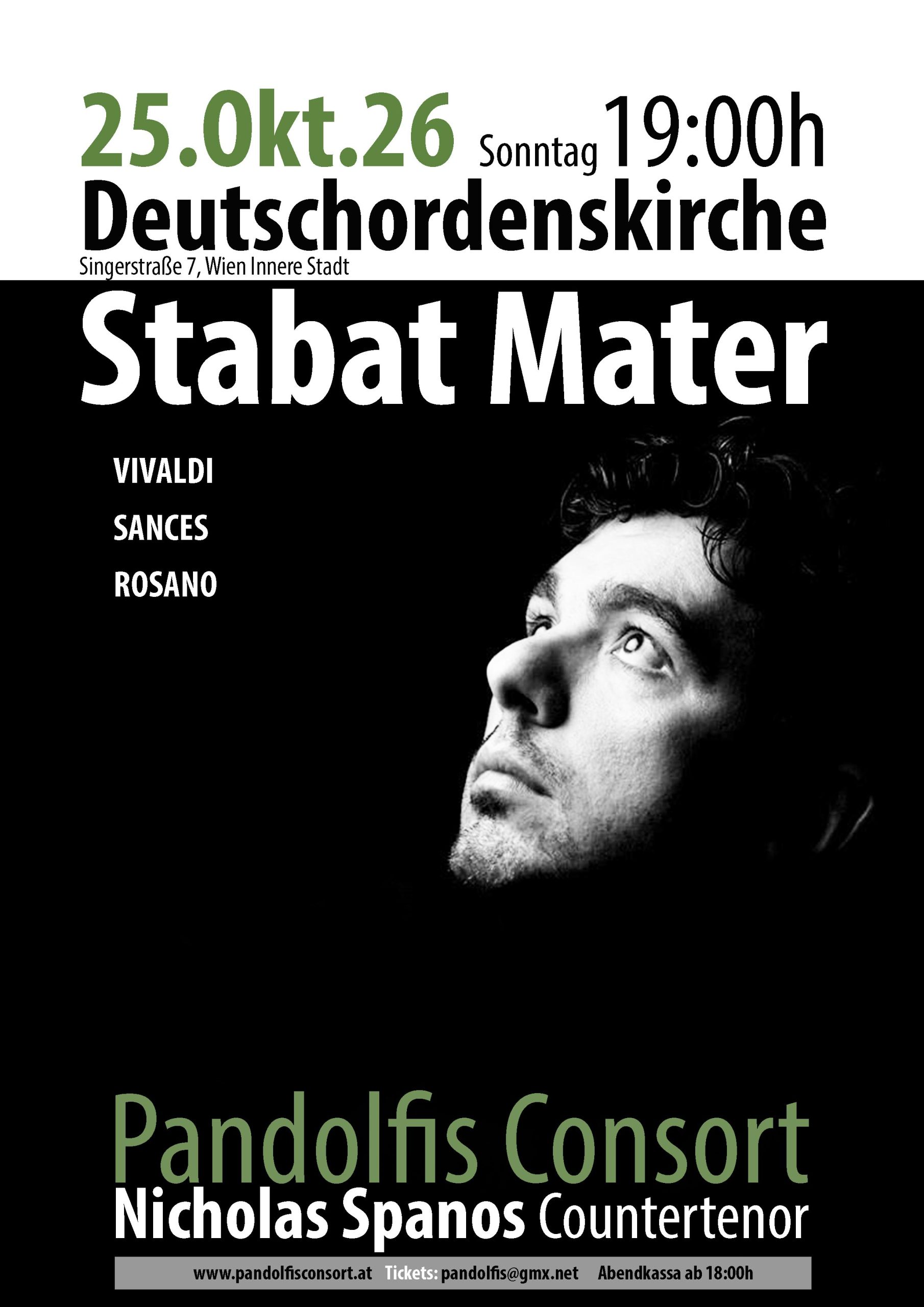 Stabat Mater am 25. October 2026 @ Deutschordenskirche.