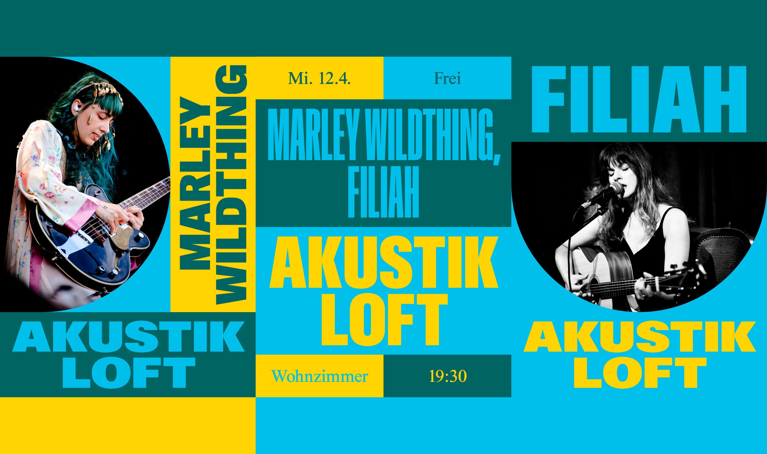 Akustik Loft: Marley Wildthing, Filiah am 12. April 2023 @ The Loft.