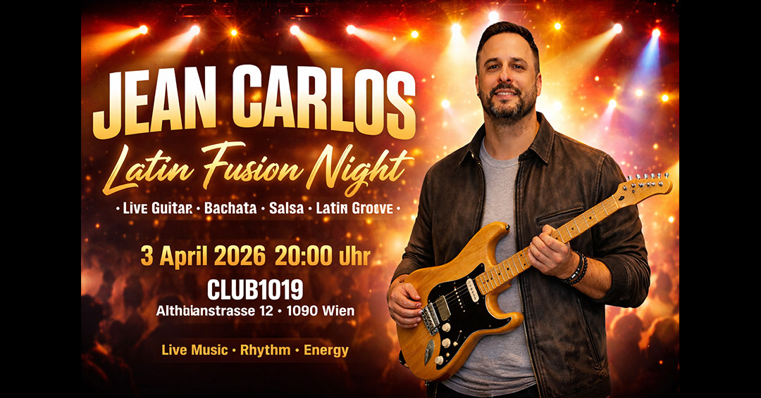Jean Carlos am 3. April 2026 @ Club 1019.