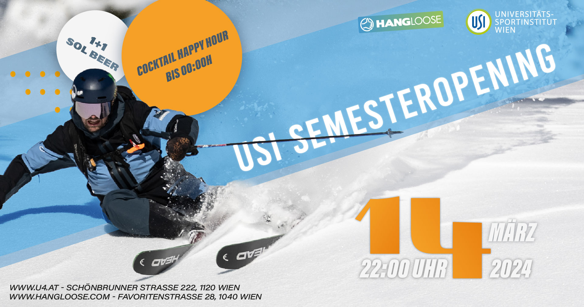 USI CLUBBING SEMESTER OPENING am 14. March 2024 @ U4. USI CLUBBING SEMESTER OPENING am 14. March 2024 @ U4.