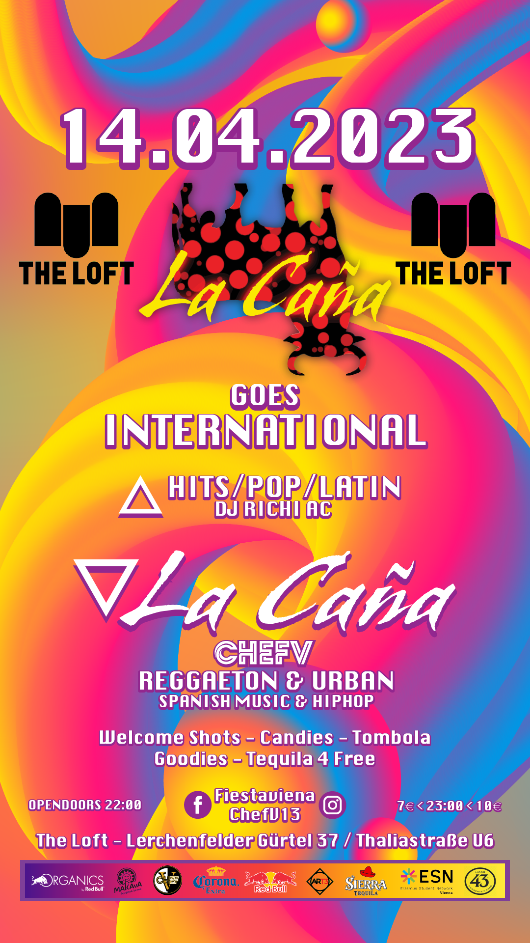 La Caña am 14. April 2023 @ The Loft. La Caña am 14. April 2023 @ The Loft.