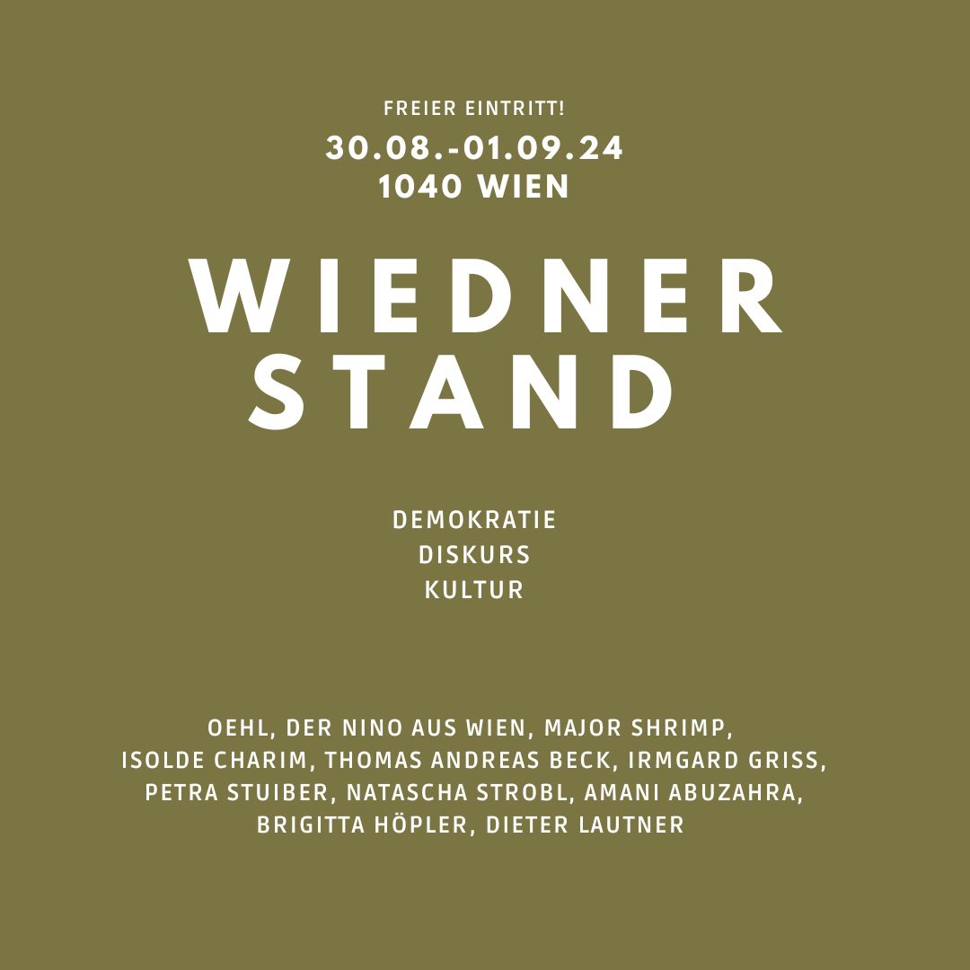 WIEDNERSTAND am 30. August 2024 @ Bezirk Wieden. WIEDNERSTAND am 30. August 2024 @ Bezirk Wieden.