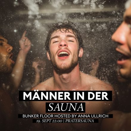 Männer in der Sauna