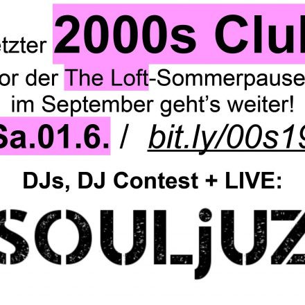 2000s Club mit Liveband „Souljuz“!