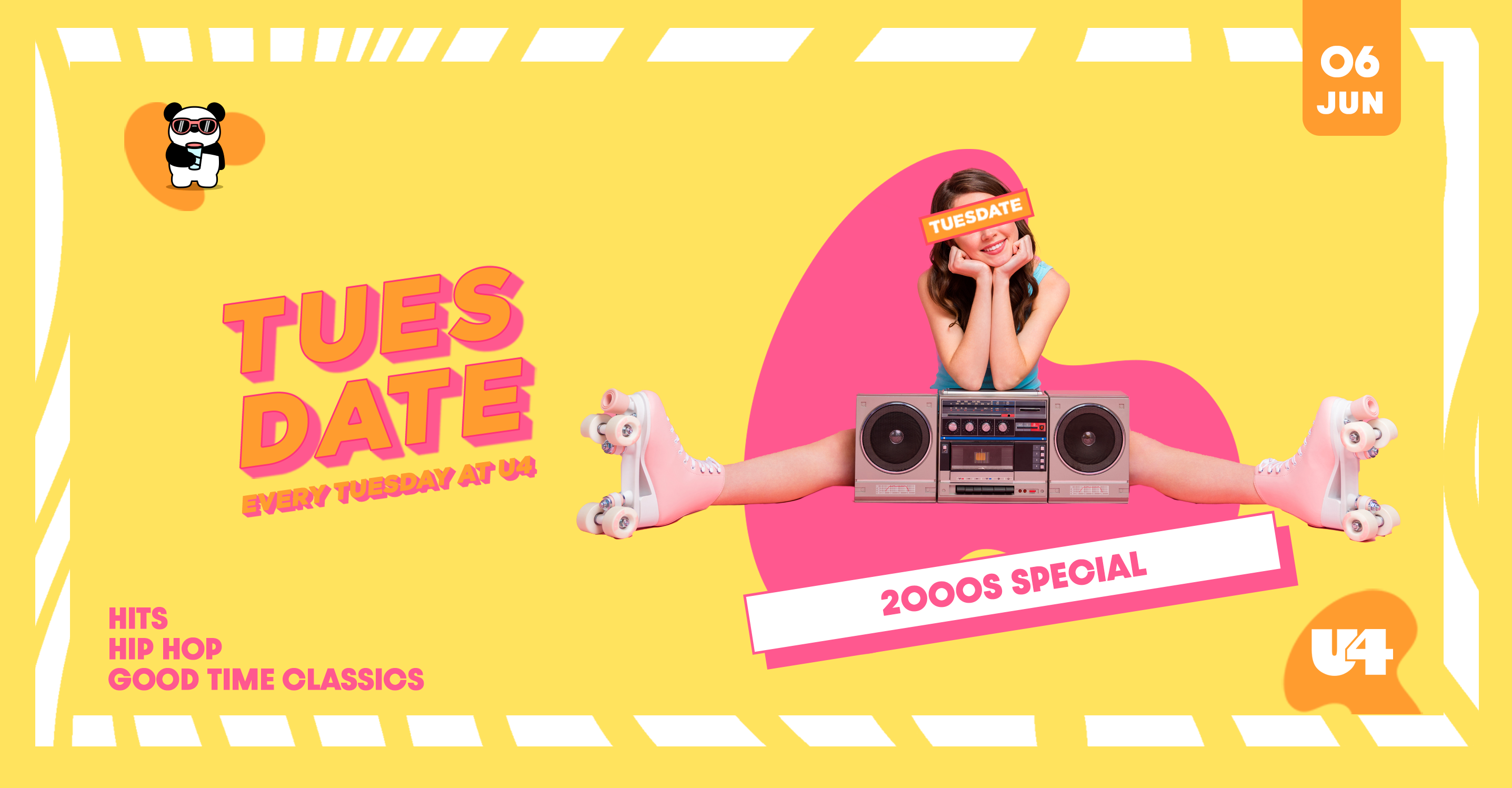 TUESDATE | 2000S SPECIAL am 6. June 2023 @ U4. TUESDATE | 2000S SPECIAL am 6. June 2023 @ U4.