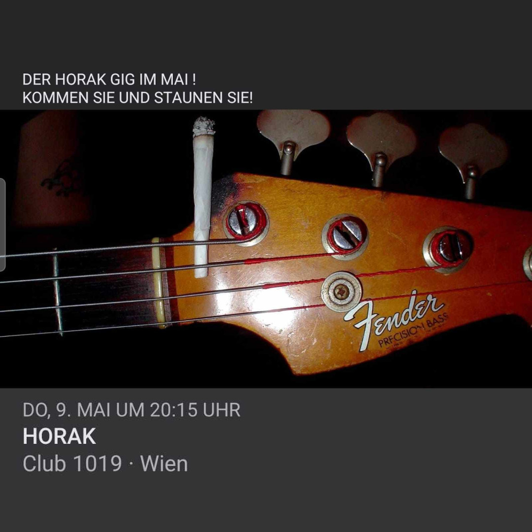 Horak am 9. May 2024 @ Club 1019.