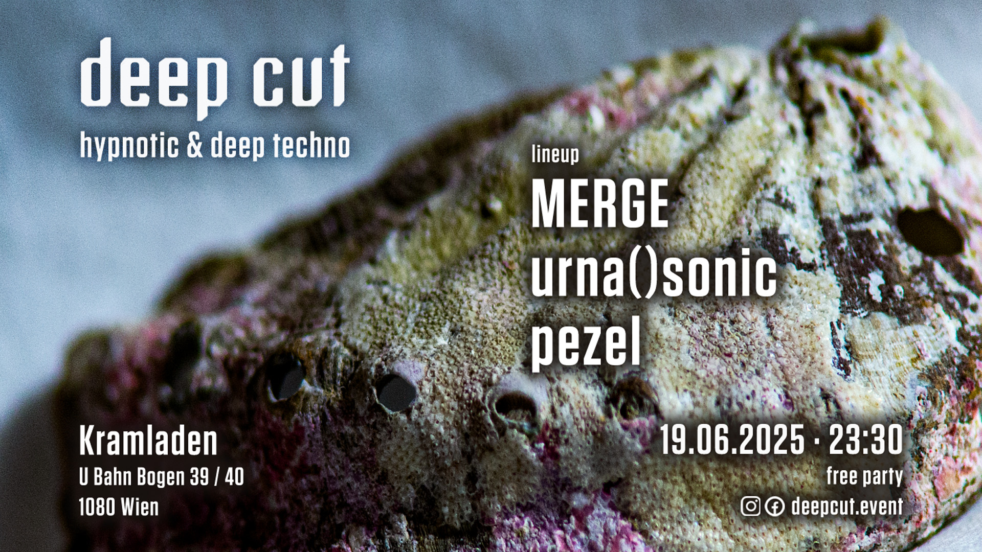 deep cut - hypnotic & deep Techno am 19. June 2025 @ Kramladen. deep cut - hypnotic & deep Techno am 19. June 2025 @ Kramladen.