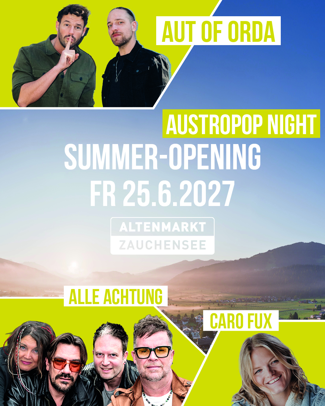 Austropop Night 2027 am 25. June 2027 @ Talstation Hochbifangbahn.