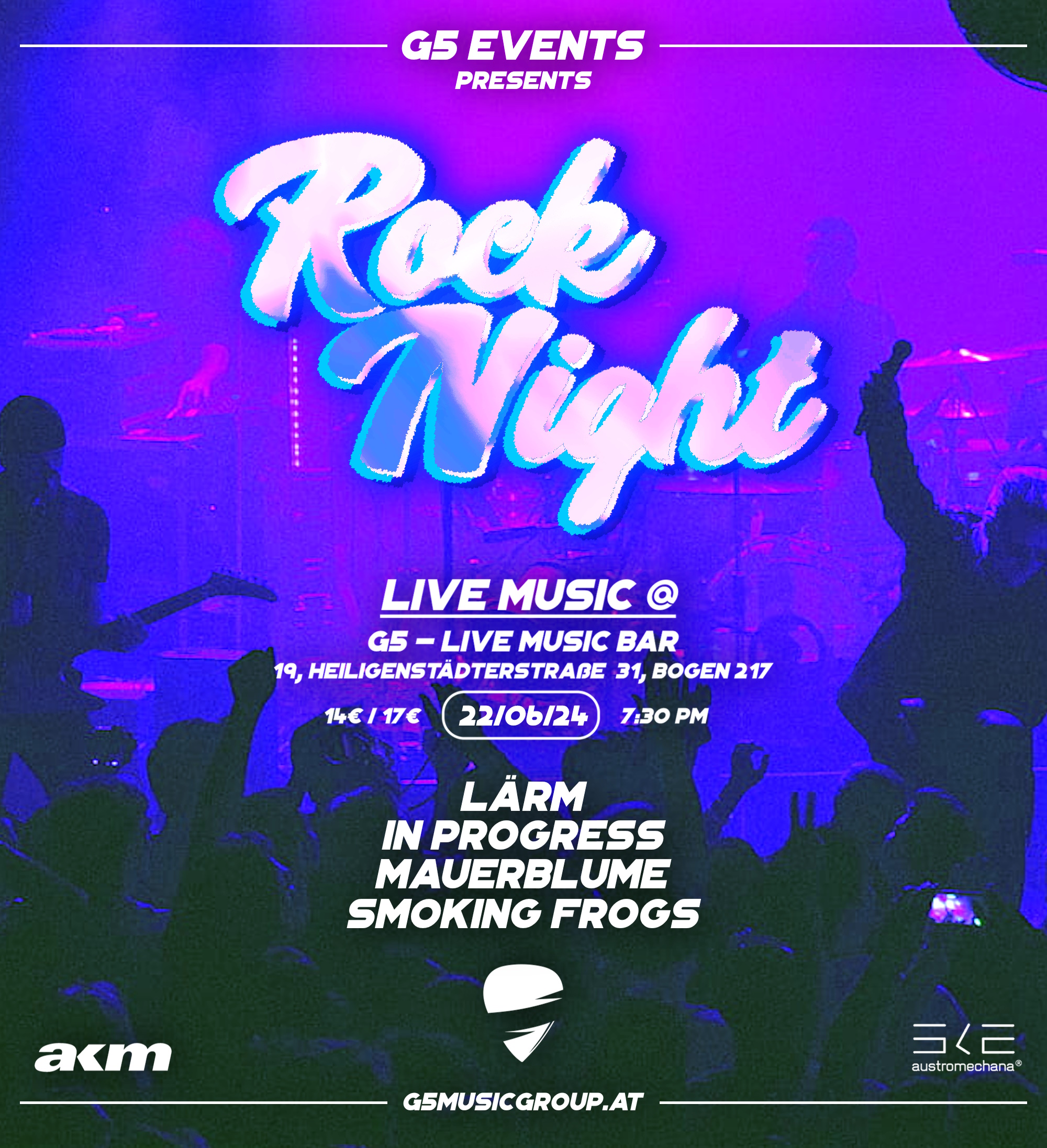 Rock Night am 22. June 2024 @ G5 Live-Music-Bar. Rock Night am 22. June 2024 @ G5 Live-Music-Bar.