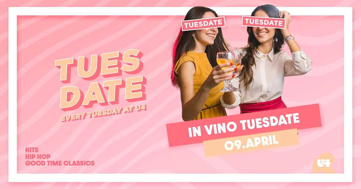 Tuesdate am 9. April 2024 @ U4. Tuesdate am 9. April 2024 @ U4.