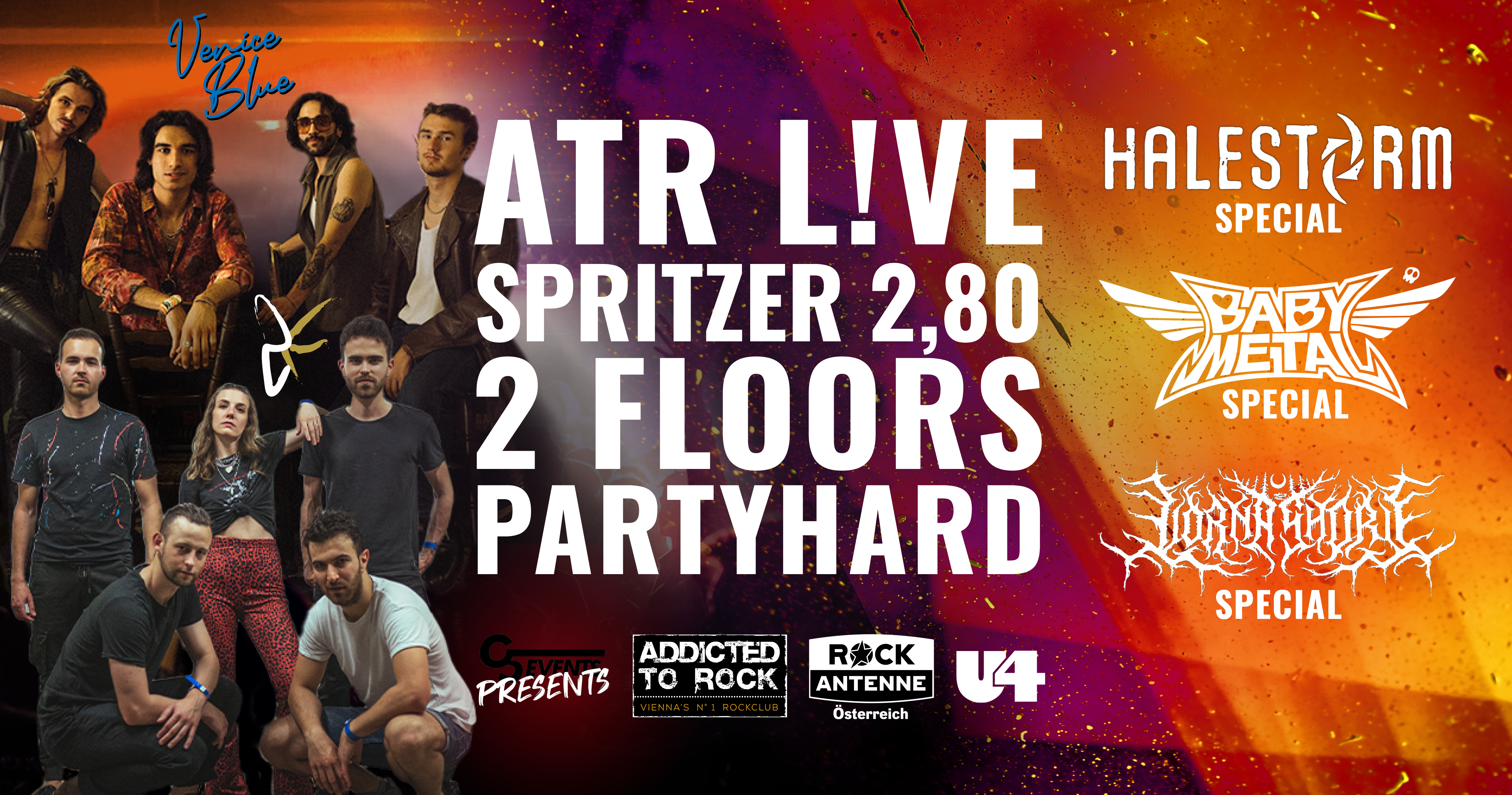 ATR X LIVE X MADNESS am 24. November 2023 @ U4. ATR X LIVE X MADNESS am 24. November 2023 @ U4.