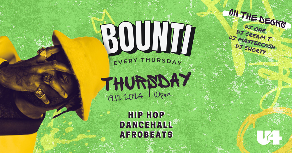 Bounti Club am 19. December 2024 @ U4. Bounti Club am 19. December 2024 @ U4.