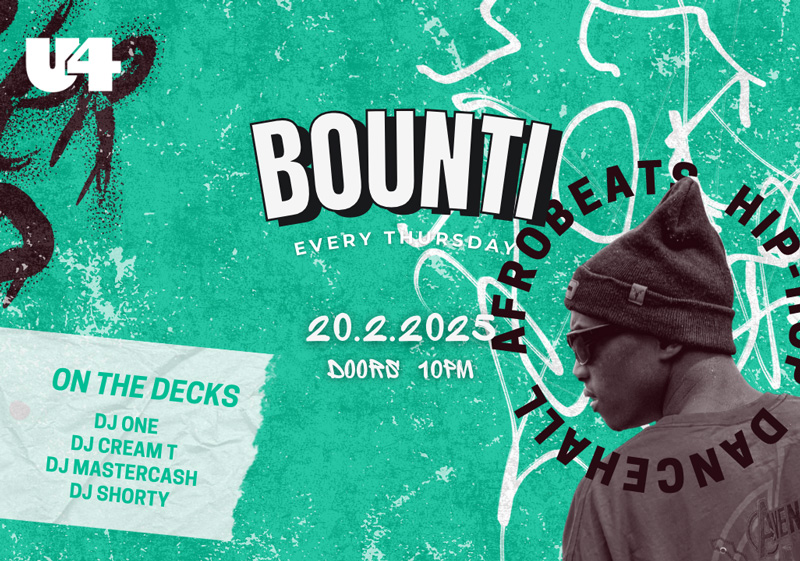 Bounti Club am 20. February 2025 @ U4. Bounti Club am 20. February 2025 @ U4.