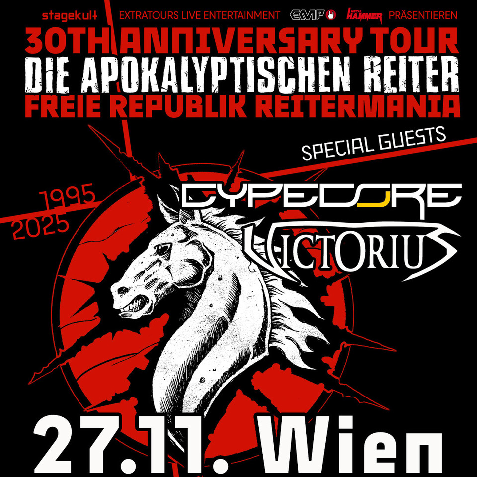 Die Apokalyptischen Reiter am 27. November 2025 @ SiMM City. Die Apokalyptischen Reiter am 27. November 2025 @ SiMM City.