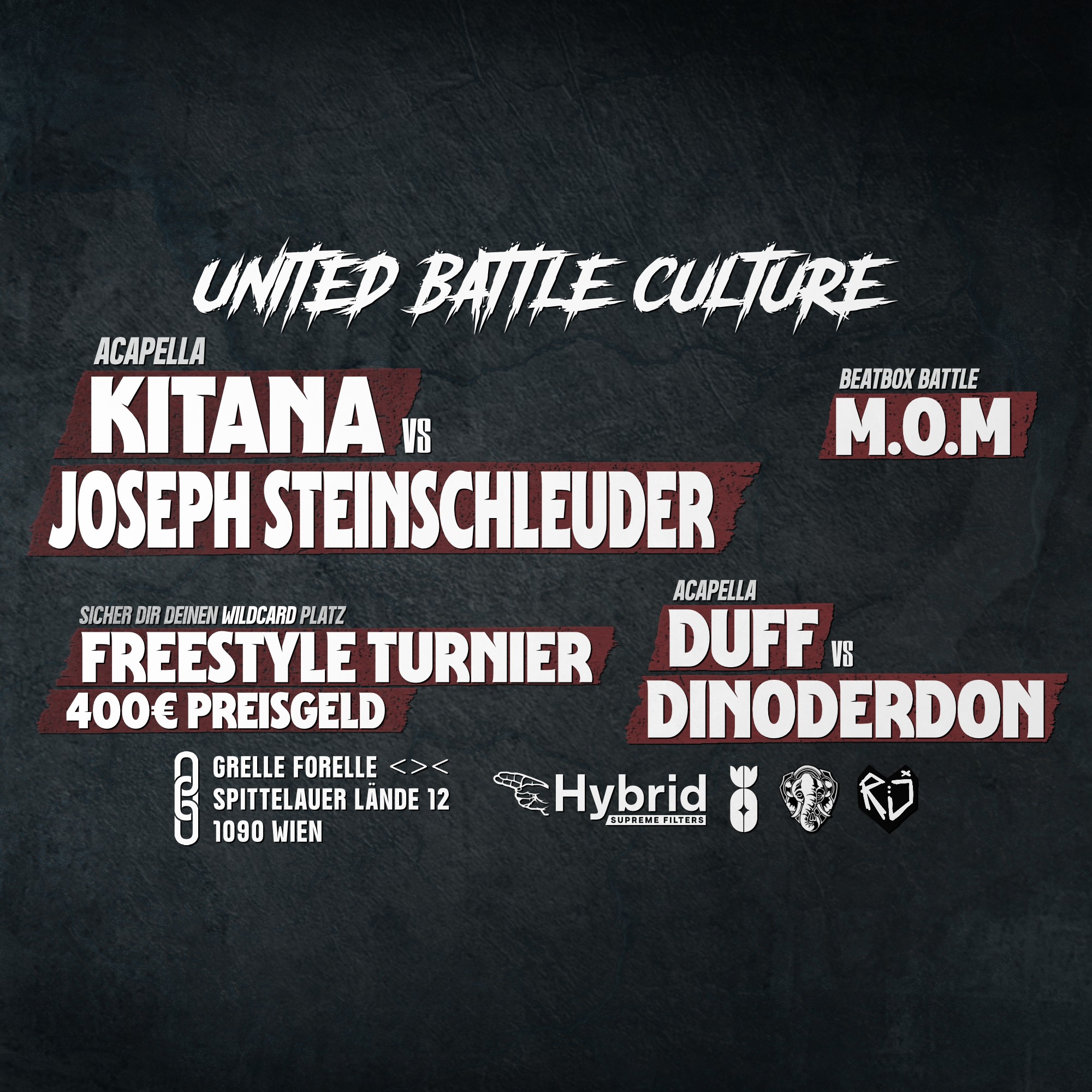 United Battle Culture - B-Day am 2. April 2026 @ Grelle Forelle.