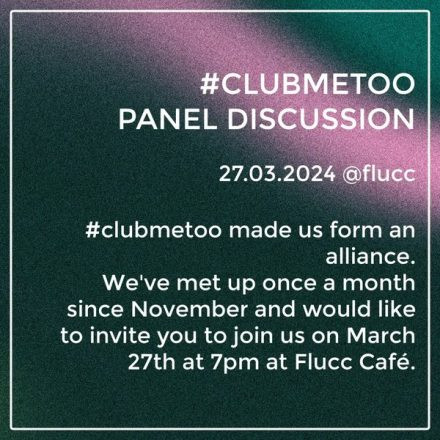 ClubMeToo Panel Discussion