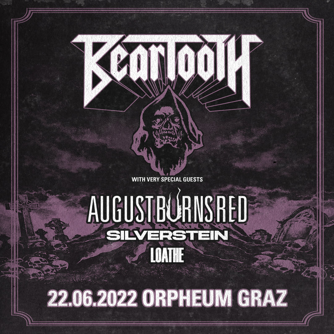 Beartooth & Silverstein @ Orpheum Graz am 22. June 2022 @ Orpheum Graz.