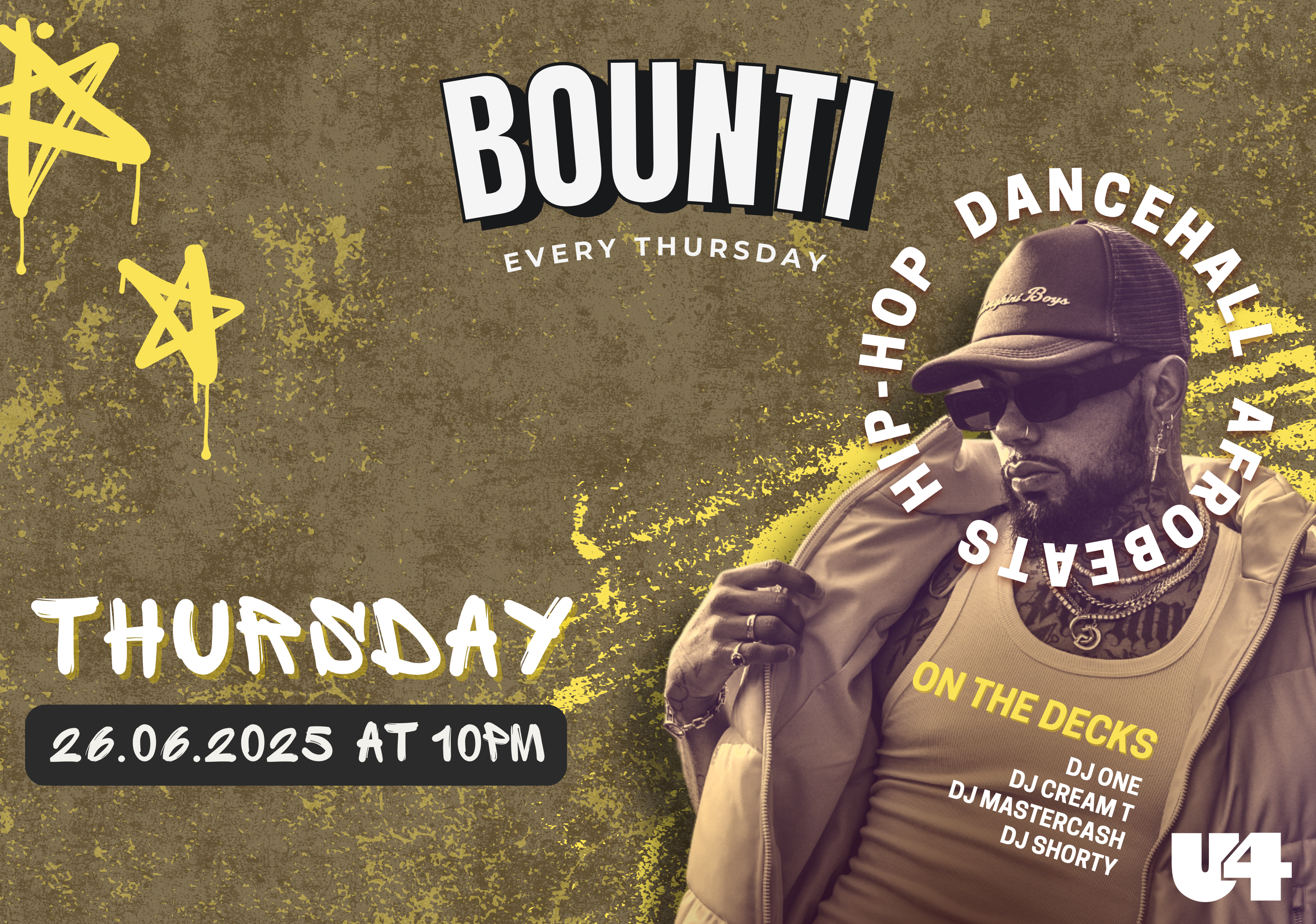 Bounti Club am 26. June 2025 @ U4. Bounti Club am 26. June 2025 @ U4.