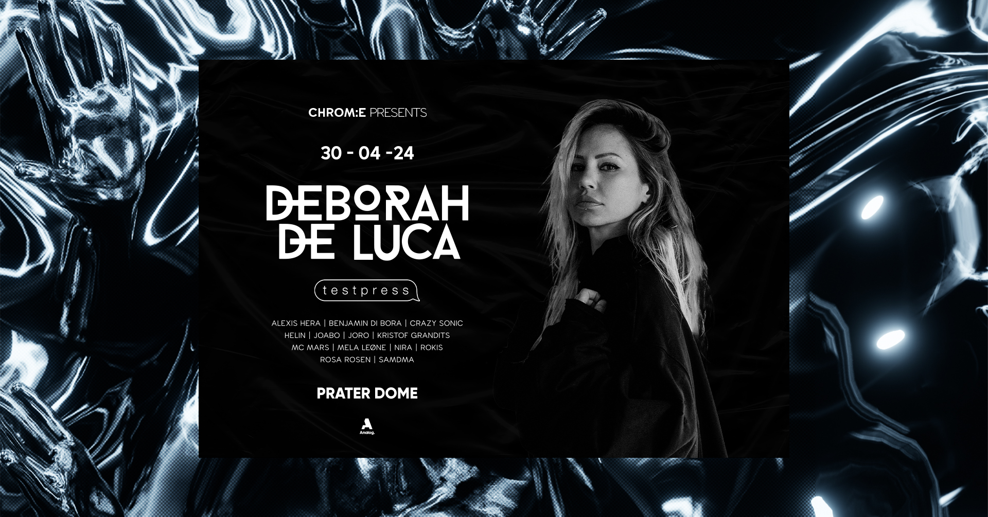 Deborah De Luca am 30. April 2024 @ Prater Dome.