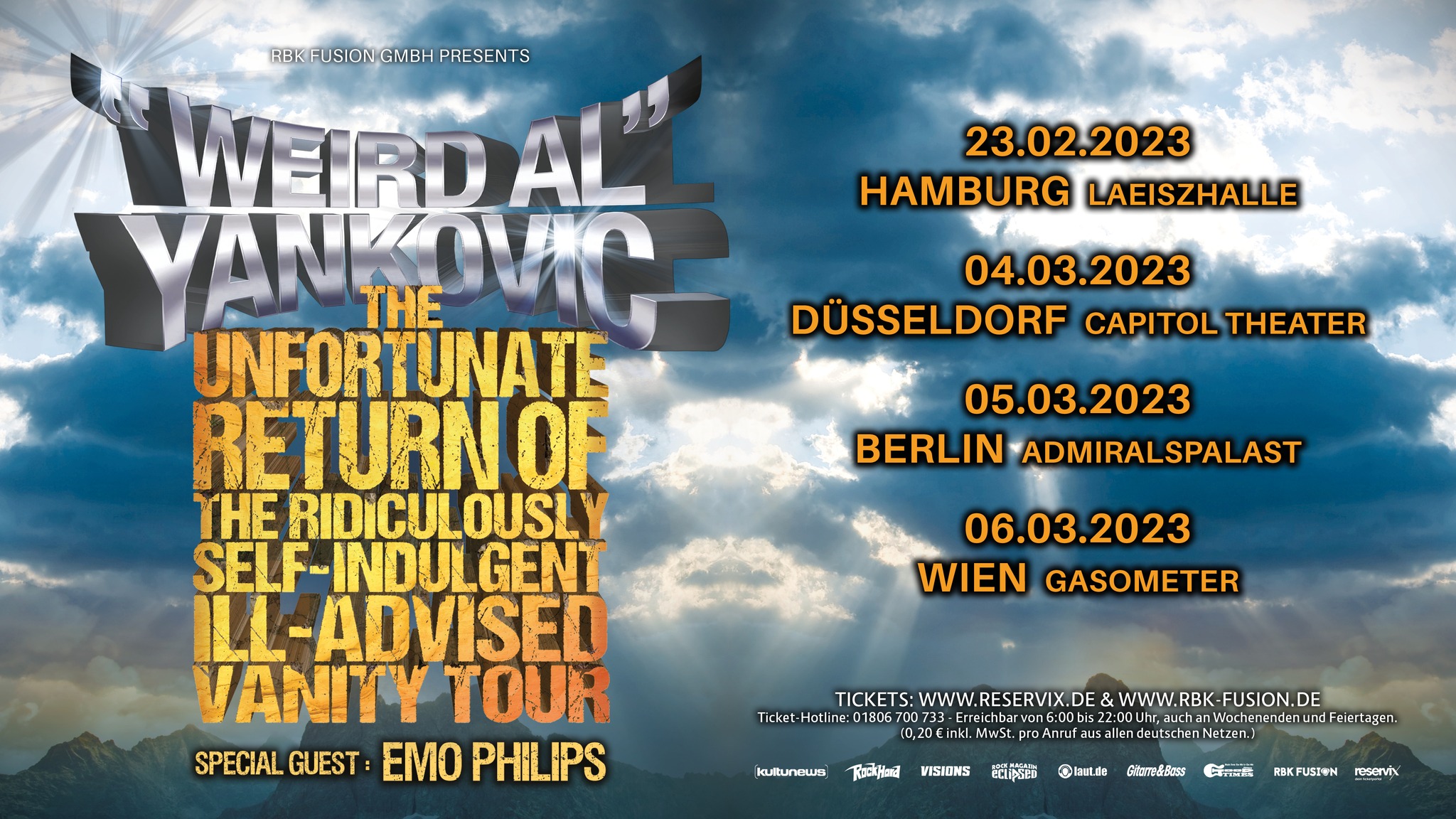 Weird Al Yankovic am 6. March 2023 @ . Weird Al Yankovic am 6. March 2023 @ .
